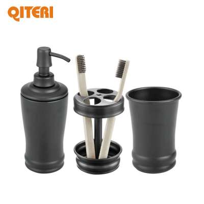 Sale 5 Piece Black Cement Cat Stainless Steel Toilet Brush 6 Oil Rubbed 7 Pieces New Antique Bronze Bathroom Accessories Set